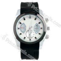 Relógio de pulso para homem com desine simples  -preto